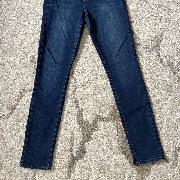 Paige Women's Verdugo Ultra Skinny Dark Wash Stretch Denim Jeans - Picture 3 of 9